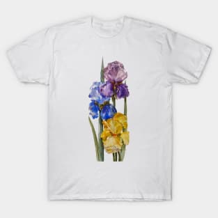 Iris Watercolor T-Shirt